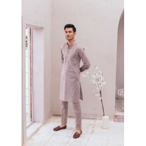 TAUPE KURTA & PANTS