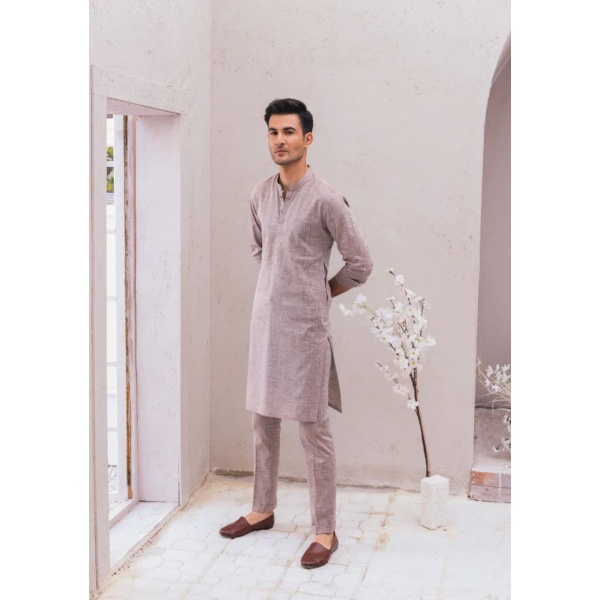 TAUPE KURTA & PANTS