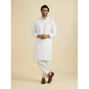 White elegance kurta pajama