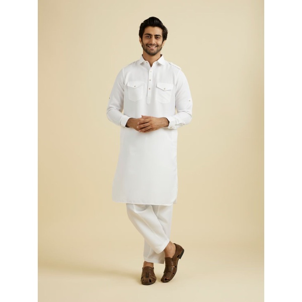 White elegance kurta pajama